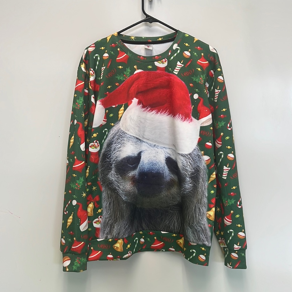 Sloth Ugly Christmas Sweater
